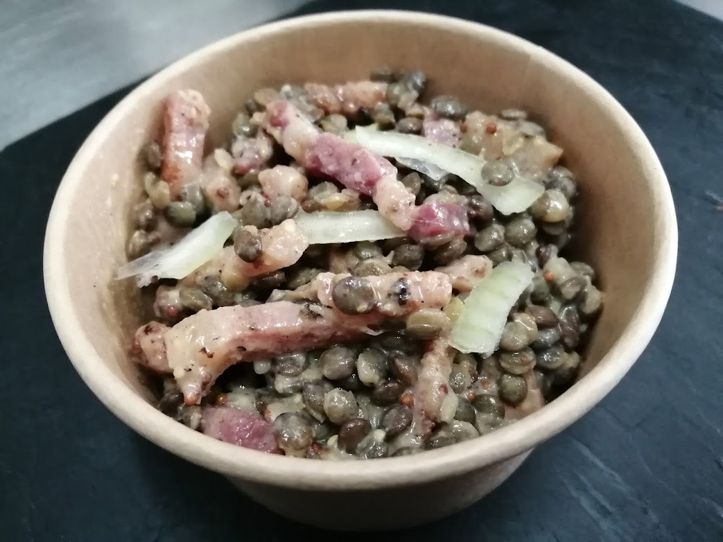 Lentilles à la lyonnaise