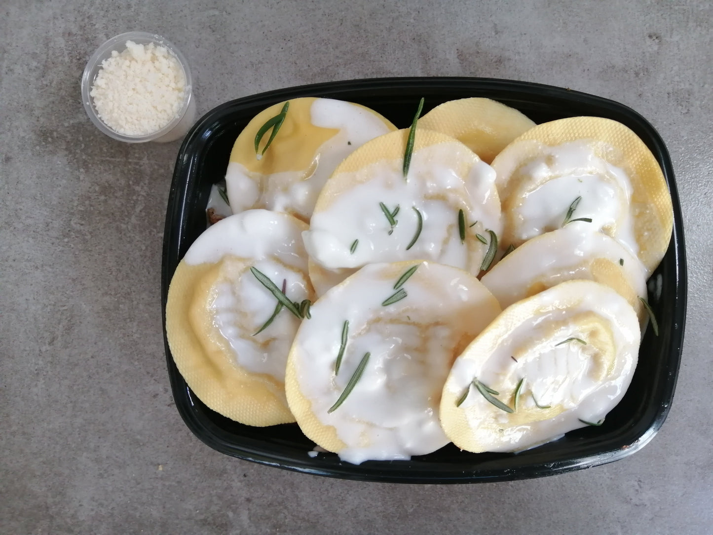 Pasta 3 fromages, sauce crème végétale